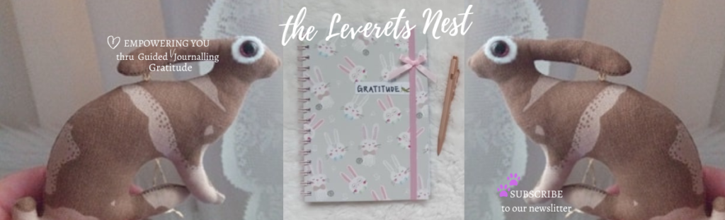 2 drive safe baby Army hares and a journal for gratitude at The Leverets Nest